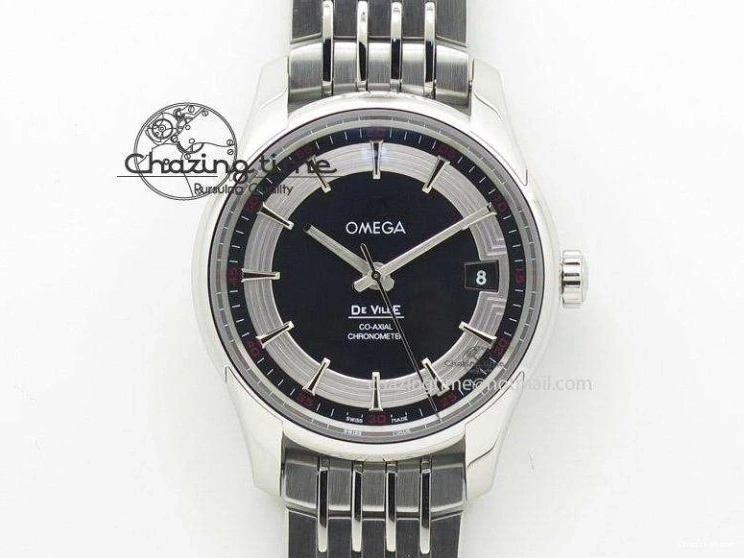 0320 Sophisticated Planet Ocean Master Chronometer Chrono SS OM 1:1 Best Edition Orange On SS Bracelet A 8156